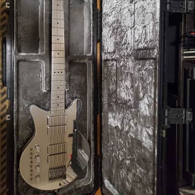 2010 Electrical Guitar Company Custom 12 string left handed bass w/TKL i-series case  Aluminum image 1