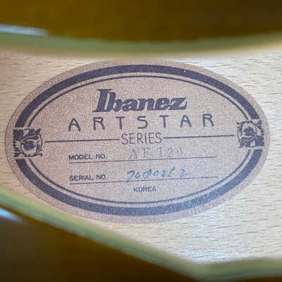 Ibanez AF120-BS Artstar 1997 - 2003 - Brown Sunburst image 12