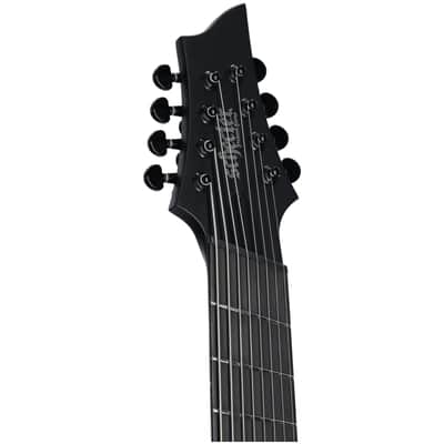 Schecter PT8MS Black Ops Electric Guitar, 8-String, Satin Black Open Pore image 7