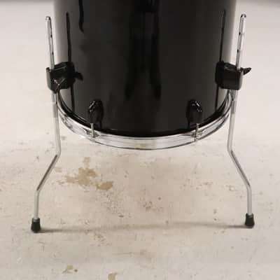 Sound Percussion 14x14 Floor Tom Drum Black Wrap image 6