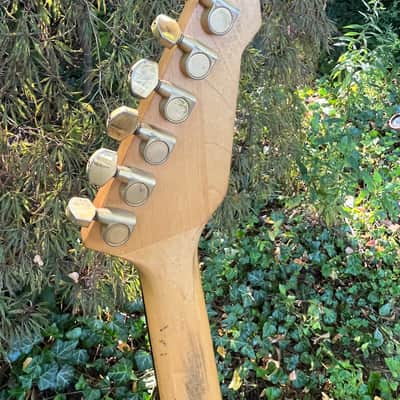 BC Rich Warlock Reverse Headstock Red 1994 NJ Series image 5
