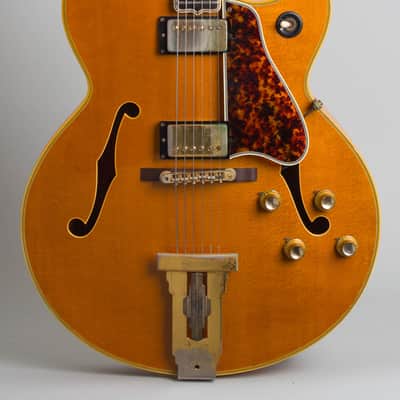 Gibson  L-5CESN Arch Top Hollow Body Electric Guitar (1968), ser. #523175, original black hard shell case. image 3
