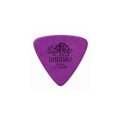 Dunlop Tortex Triangle Plektren 1,14 6er Set, violett - Set of Picks image 1
