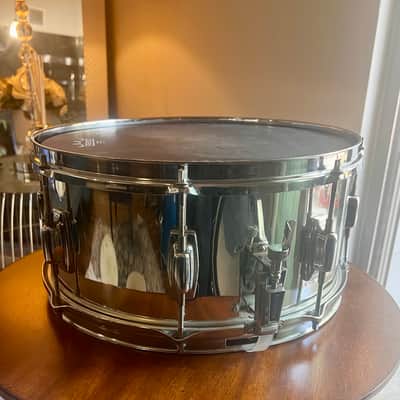 Vintage 1980's-Early 90's Ludwig 6.5x14” Rocker Chrome over wood Snare Drum image 8