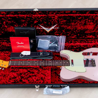 Fender Custom Shop 1963 Telecaster Heavy Relic Dirty Shell Pink, Featherweight image 17