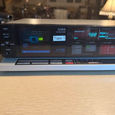 AIWA AD-F770 3head cassette deck Dolby Bc Full Fresh Service Extremely Rare Wow! image 4
