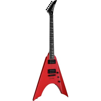 Kramer Nite-V Electric Guitar, (with Gig Bag), Crimson Red Metallic image 6
