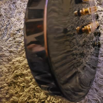 1993 Gibson Les Paul Studio Black Electric Guitar Ebony Fretboard Maple Neck Tune-O-Matic Bridge Gold Hardware Pearl Trapezoid Inlays Gibson Hardshell Case image 20