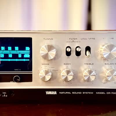 πΆβ¨ Yamaha CR-700 Vintage Receiver w/ Original Wood Case β Recap, Tuner Tested, LED Dial, Serviced/Cleaned (120V) image 4