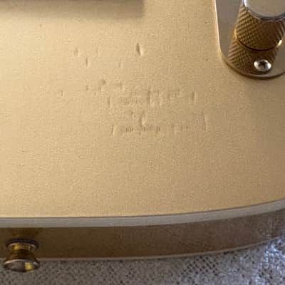2013 Squier J5 Telecaster John 5 Signature Model Frost Gold HH Double Bound 1st Year image 8