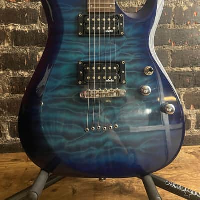 2019 Schecter Guitar Research C-6 Plus Electric Guitar Ocean Blue Burst (USED) image 1