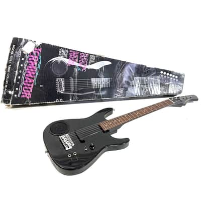 80's or 90's Synsonics Terminator guitar black with built in