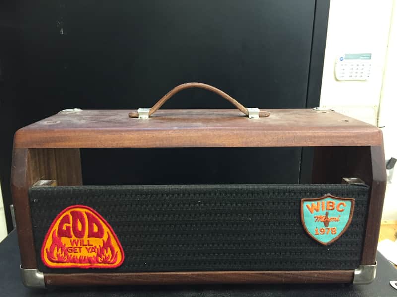 Handmade Fender Musicmaster chassis head cabinet - Hardwood image 1