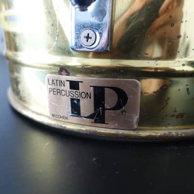 LP Brass 257-B 14" and 15" Timbales Tito Puente 1990s image 4