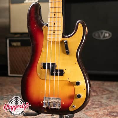Fender Vintage 1958 Precision Bass - 3 Tone Sunburst with Original Hardshell Case - Used image 1