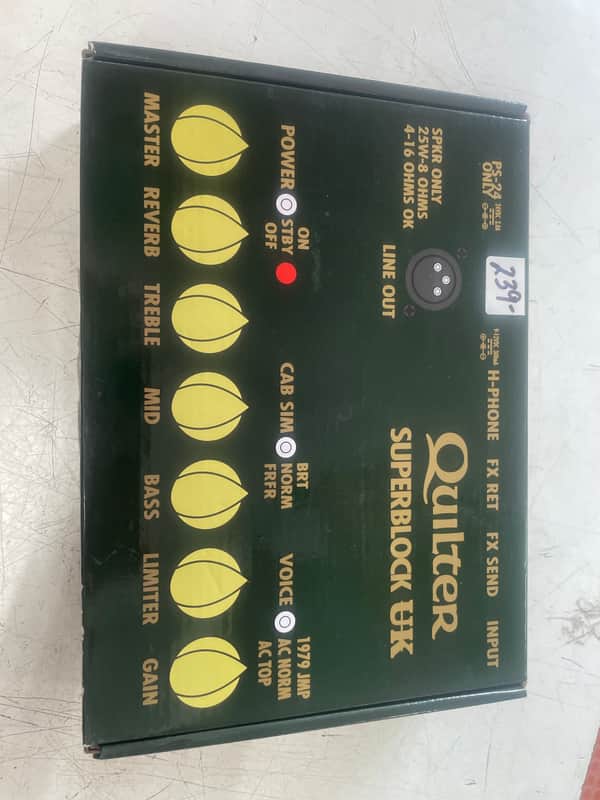 Quilter SuperBlock pedal amplifier image 1