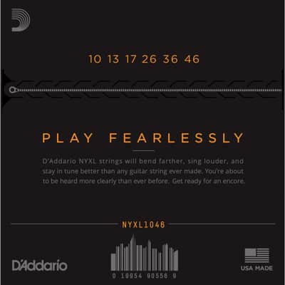 D'Addario NYXL 10-46 Carbon Steel Alloy - Electric Guitar Strings image 2