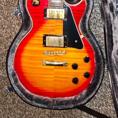 Epiphone Les Paul Custom Plus Heritage Cherry Sunburst electric guitar ohsc image 10