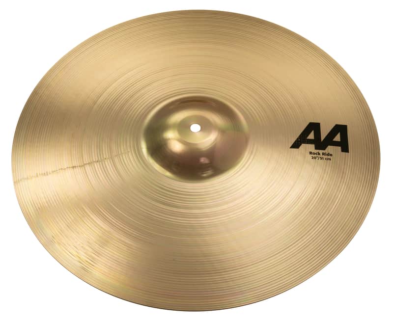 SABIAN 20" AA Rock Ride Brilliant Finish image 1
