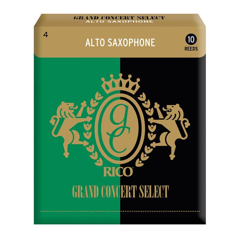 Rico RGC10ASX400 Grand Concert Select Alto Saxophone Reeds - Strength 4.0 (10-Pack) image 1