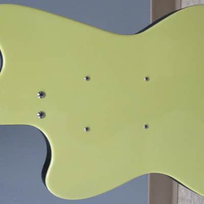 Danelectro '67 Dano Solidbody Electric Guitar 2022 - Yellow with Black Pickguard image 8