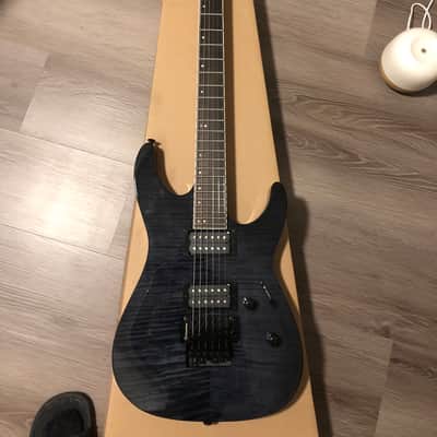 ESP LTD M-200 FM with Jatoba Fretboard 2018 - Present - See Thru Black image 1