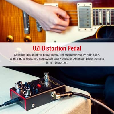JOYO UZI R-03 Distortion Pedal R Series Heavy Metal Dist Between American and British for Electric Guitar Effect (Price includes the import duty to US buyer) image 5