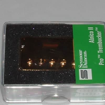 Seymour Duncan TB-APH1 Alnico 2 Pro Trembucker Tremolo Bridge Pickup (Gold) - TB-APH1 Gold image 1
