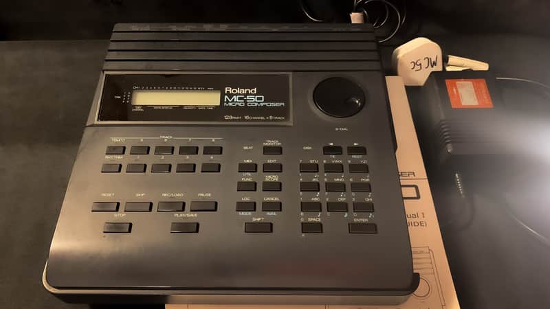 floppy emulator installed: Roland MC-50 MicroComposer Midi Multitrack Digital Vintage Sequencer (2) image 1