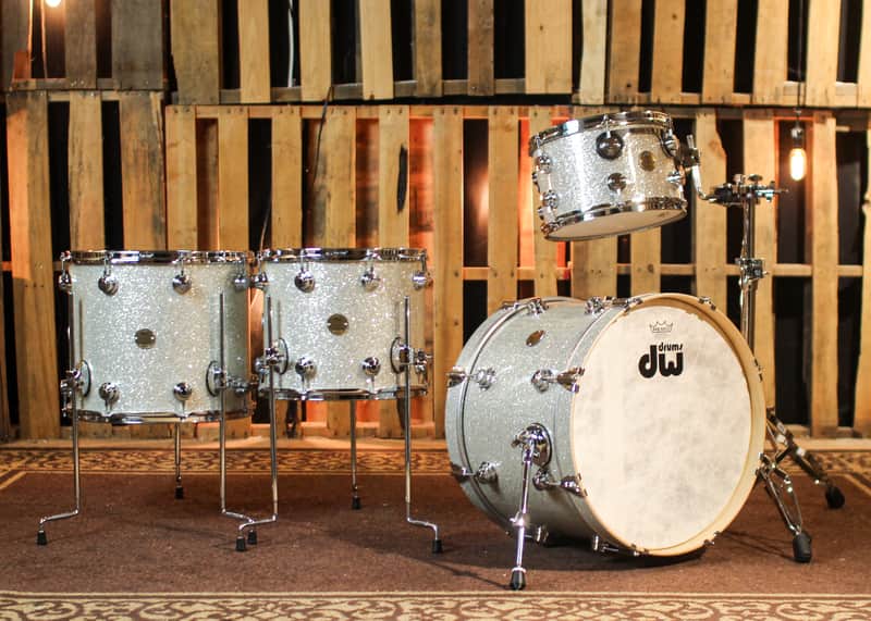 DW Collector's Jazz Maple Gum Broken Glass Drum Set - 20,12,14,16 - SO#1429991 image 1