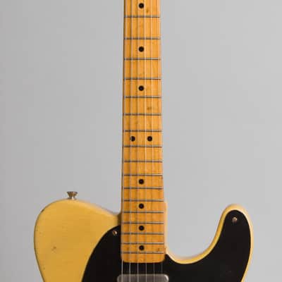 Fender Telecaster Solid Body Electric Guitar (1952), ser. #5117, molded plastic hard shell case. image 8
