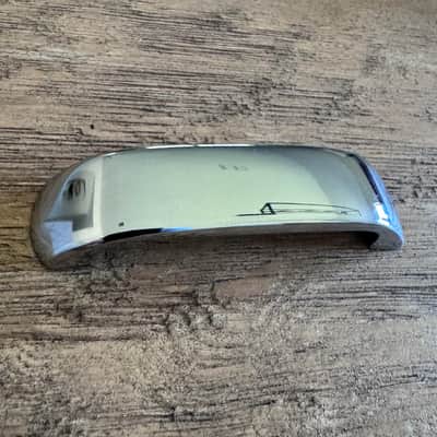 Fender Jazzmaster Bridge Cover - Chrome - 1990s image 1