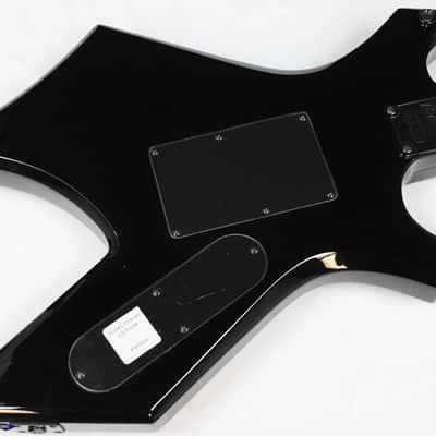 2005 BC Rich Warlock Platinum Pro Series Guitar, Left-Handed, OHSC, Black #27569 image 3