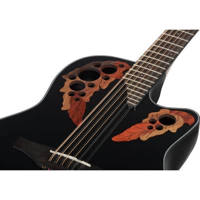 Ovation CE4412-5 Celebrity Collection Elite Specialty Mid Depth 12-String Acoustic-Electric Guitar image 7