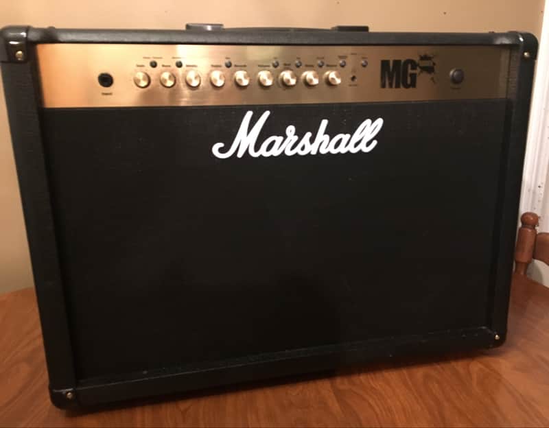 Marshall MG100FX 2X12" 100 Watt Black Amplifier image 1
