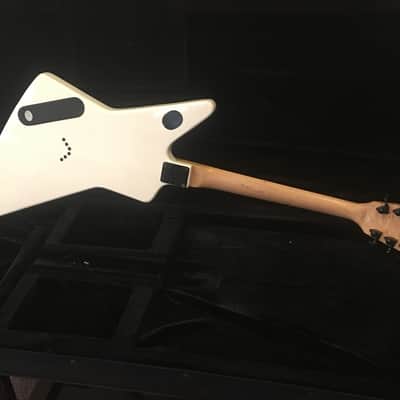 Dean Z-X EXPLORER - RARE Diamond White - Dean Hardshell Case | Reverb