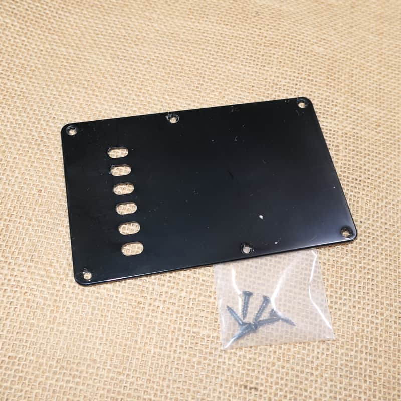 Back Plate Black, Genuine 2013 Yamaha Pacifica PAC 012 DLX - Same Day Shipping #DK11 image 1