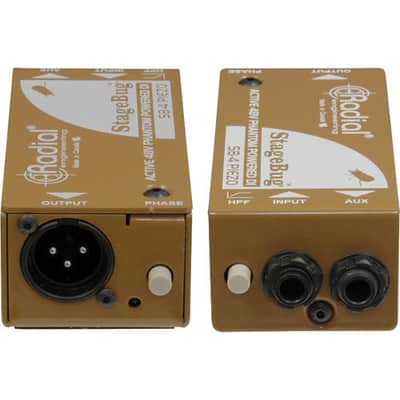 Radial Engineering Stagebug SB-4 Piezo Compact Active DI for Piezo Pickups image 2