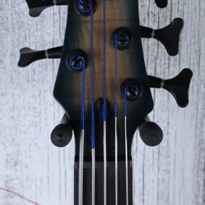 Ibanez SRD905 5 String Electric Bass Guitar Cosmic Blue Starburst Low Gloss image 11