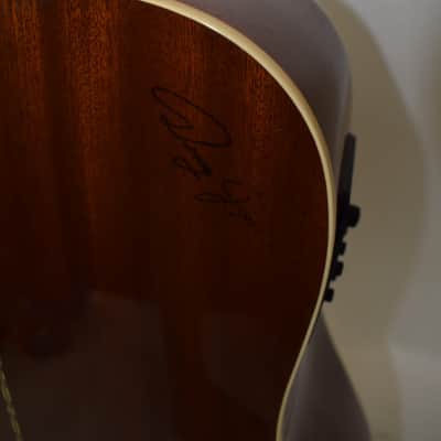 Zager ZAD-50CE Easy Play Acoustic Electric Guitar, Natural w/ Case image 13
