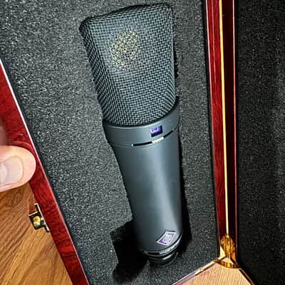 Neumann U 87 Ai mt Large Diaphragm Multipattern Condenser Microphone 1986 - Present - Matte Black image 1