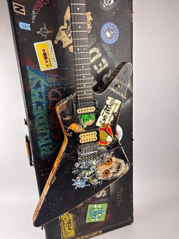 Hamer Custom Explorer 1980s 4 digit serial Orig. HSC, hang tag and era Photo! image 1