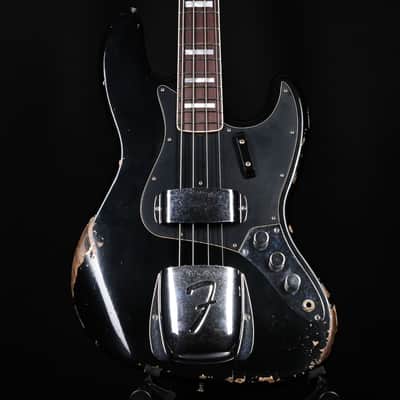 2024 Fender Custom Shop LTD ’64 Jazz Bass Heavy Relic *VIDEO* | Aged Black | Ash Body | Block Inlays image 1