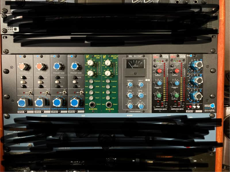 CAPI 511-VPR Filtered XLR 11-Slot 500 Series Rack Chassis with Switch Mode Power Supply image 1