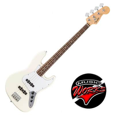 FENDER - Standard Jazz Bass LF Olympic White 0266840505 image 2