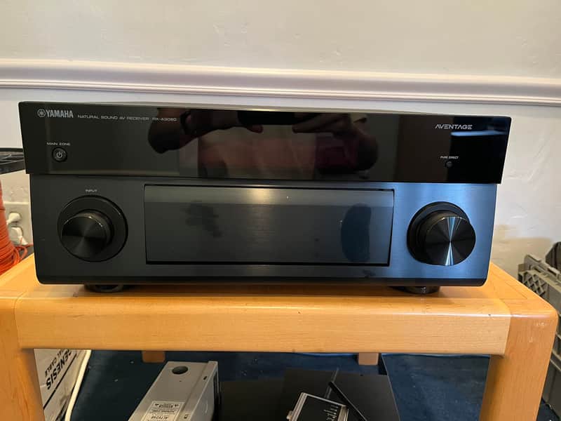 Yamaha RX-A3080 AVENTAGE AV Receiver Dolby Atmos DTS:X 11.2 9.2 Channels image 1