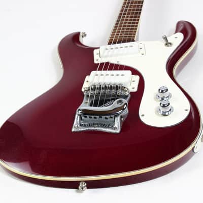 1988 Mosrite USA Semie Moseley Signed V63 Model Ruby Dust Rare SET-NECK Side Jack Model MINTY w Paperwork! image 18