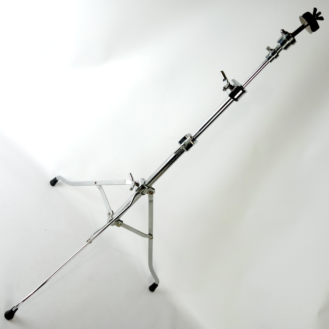 Rogers Swan-Leg Cymbal Stand Holiday/Powertone Vintage 60s USA Straight Chrome* — main photograph