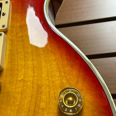Burny RLC-75AF Ace Frehley in Cherry Sunburst 1996 w/Case MIJ image 7