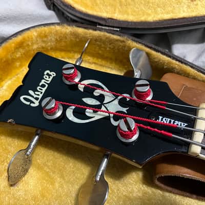 Ibanez 2615B Artist Series Double Cutaway 4-String Bass 1970s - Natural Mahogany image 10